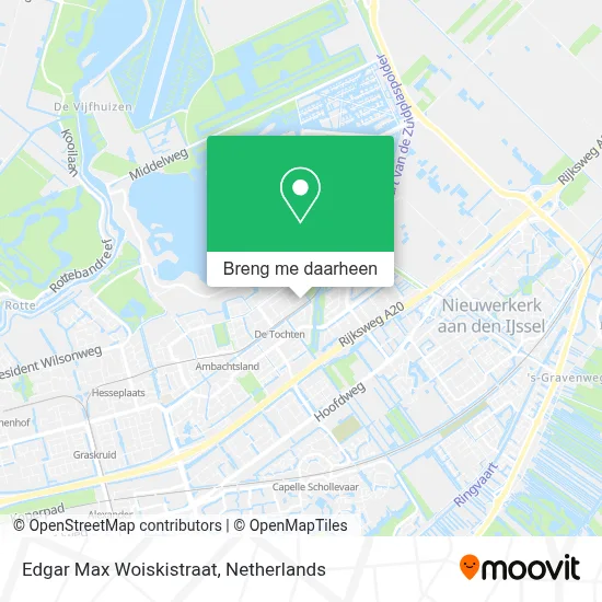 Edgar Max Woiskistraat kaart