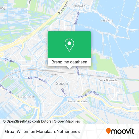 Graaf Willem en Marialaan kaart