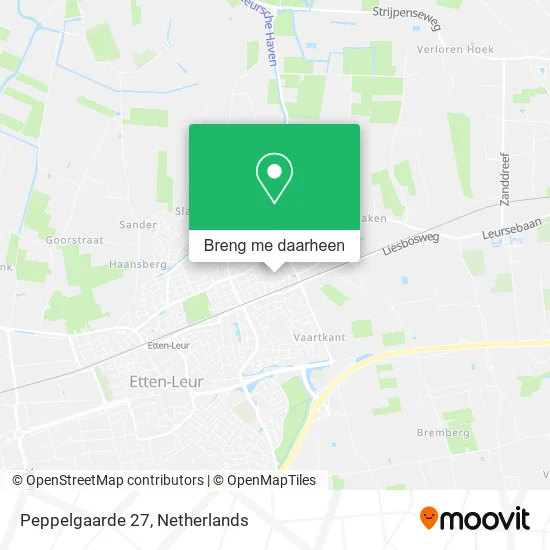 Peppelgaarde 27 kaart