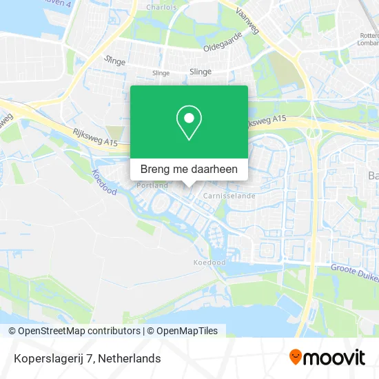 Koperslagerij 7 kaart