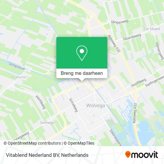 Vitablend Nederland BV kaart