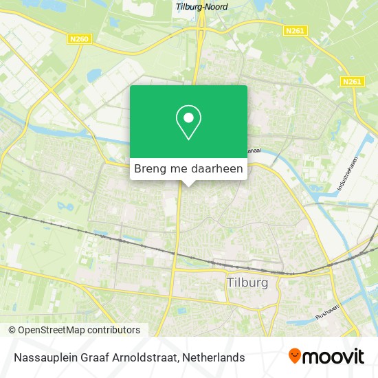 Nassauplein Graaf Arnoldstraat kaart
