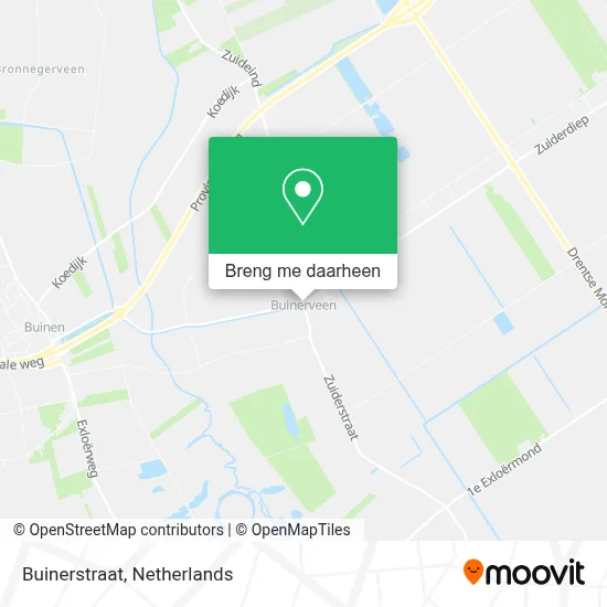 Buinerstraat kaart
