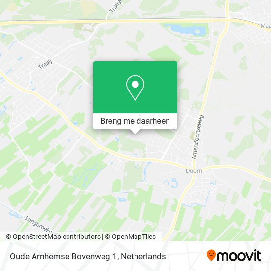 Oude Arnhemse Bovenweg 1 kaart