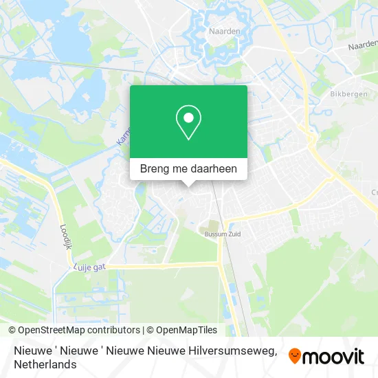 Nieuwe ' Nieuwe ' Nieuwe Nieuwe Hilversumseweg kaart