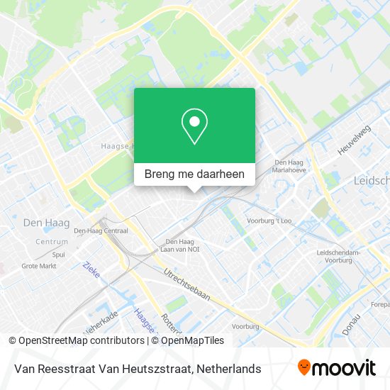 Van Reesstraat Van Heutszstraat kaart