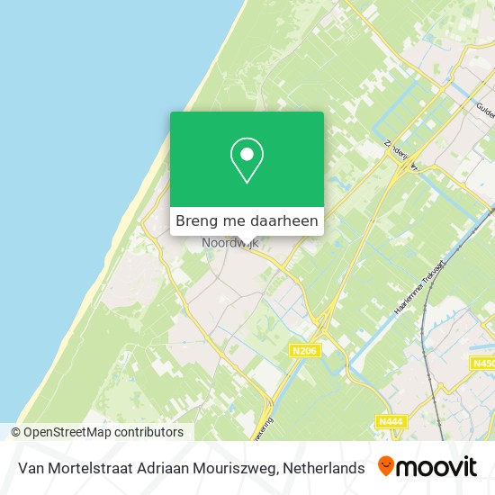 Van Mortelstraat Adriaan Mouriszweg kaart