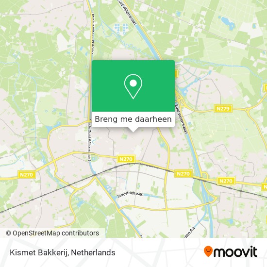 Kismet Bakkerij kaart