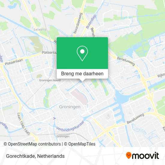 Gorechtkade kaart