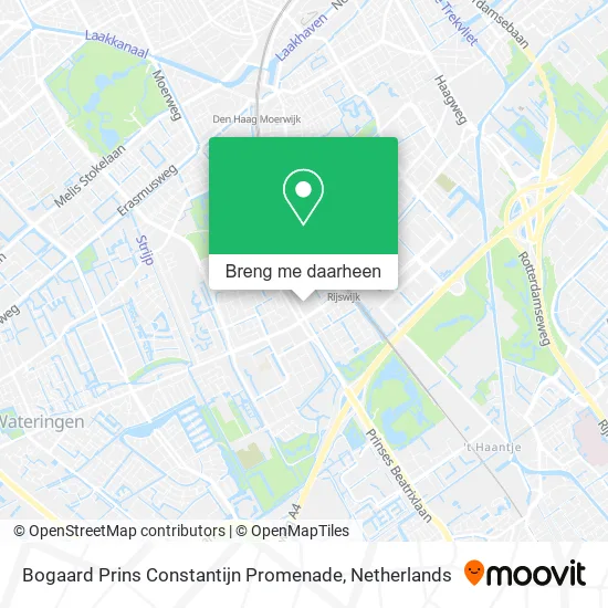 Bogaard Prins Constantijn Promenade kaart