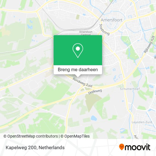 Kapelweg 200 kaart