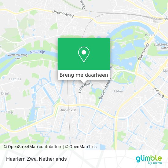 Haarlem Zwa kaart