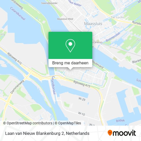 Laan van Nieuw Blankenburg 2 kaart