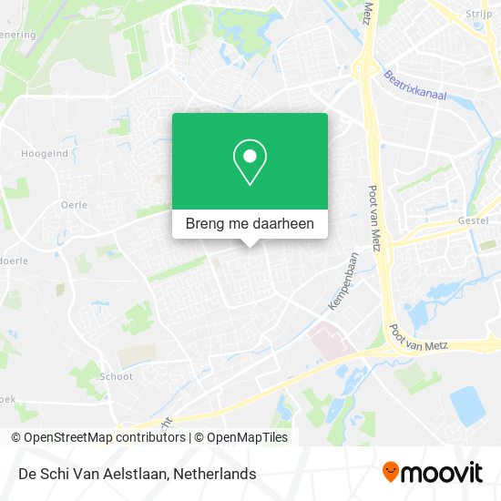 De Schi Van Aelstlaan kaart