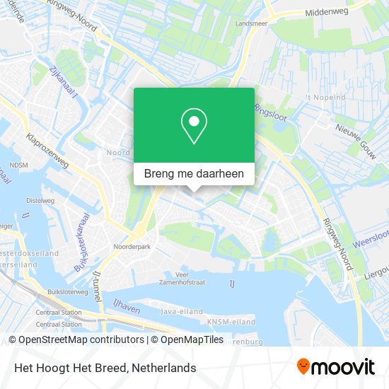 Het Hoogt Het Breed kaart