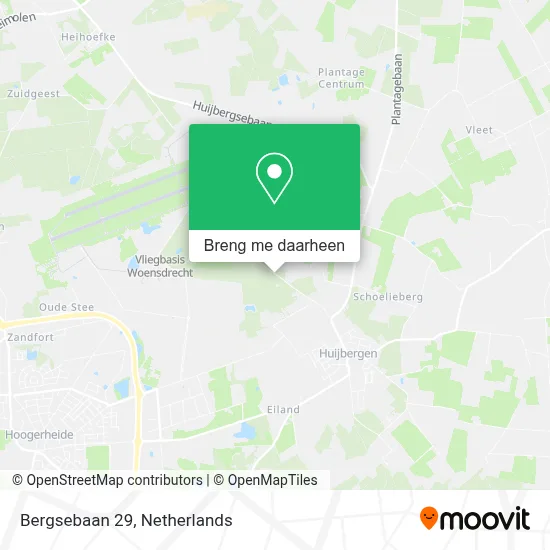Bergsebaan 29 kaart