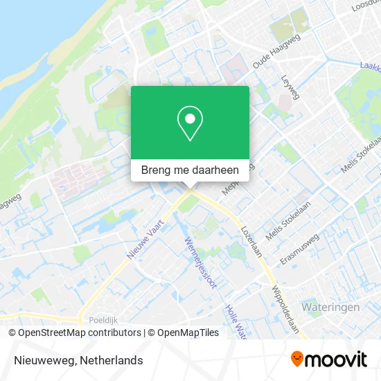 Nieuweweg kaart