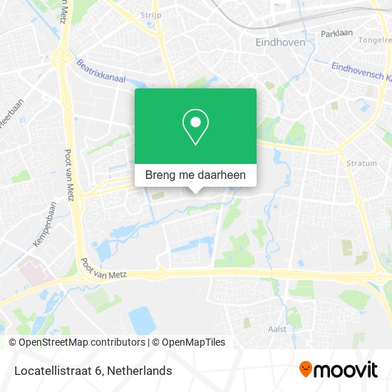 Locatellistraat 6 kaart