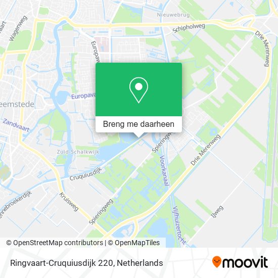 Ringvaart-Cruquiusdijk 220 kaart