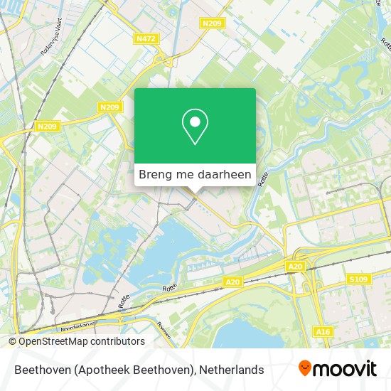 Beethoven (Apotheek Beethoven) kaart