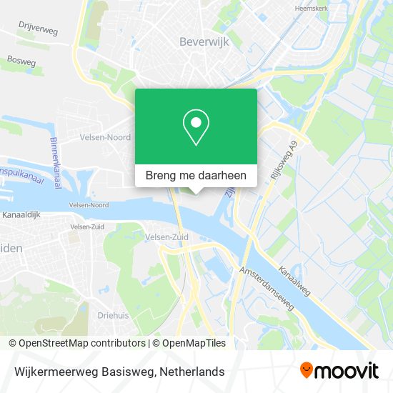 Wijkermeerweg Basisweg kaart