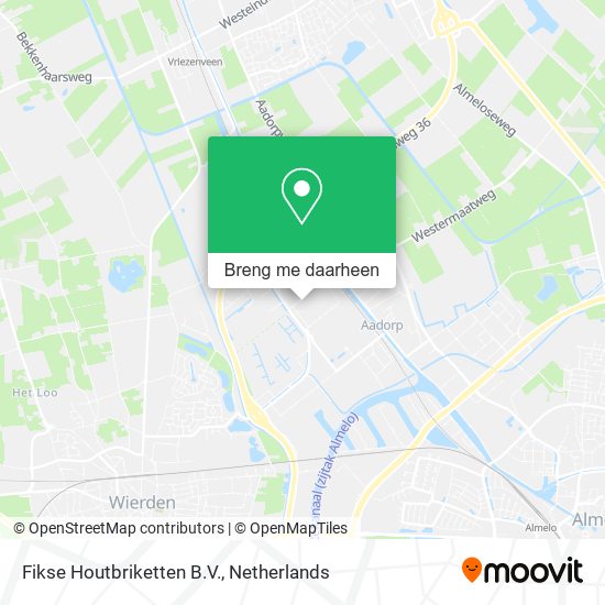 Fikse Houtbriketten B.V. kaart