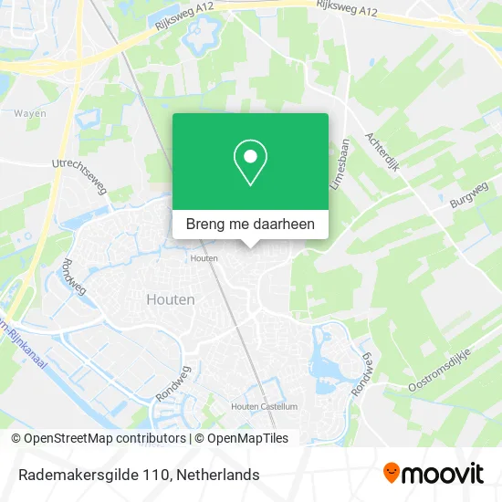 Rademakersgilde 110 kaart