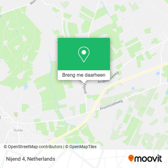 Nijend 4, 9465 TR Anderen kaart