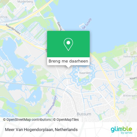 Meer Van Hogendorplaan kaart