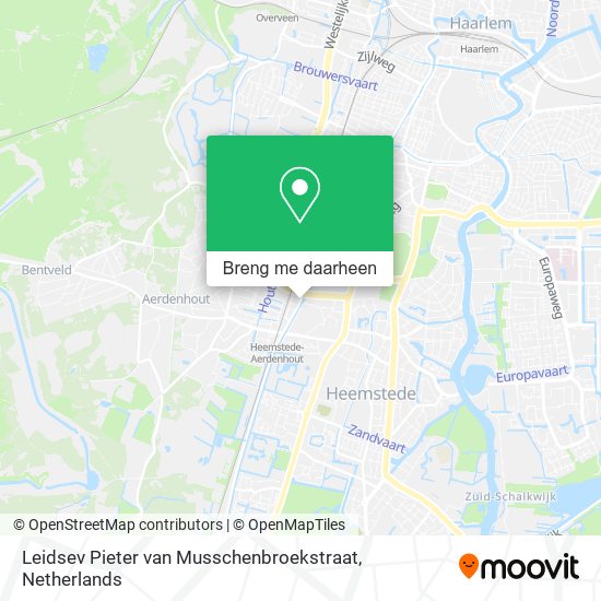 Leidsev Pieter van Musschenbroekstraat kaart