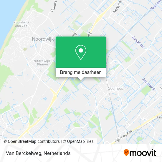 Van Berckelweg kaart