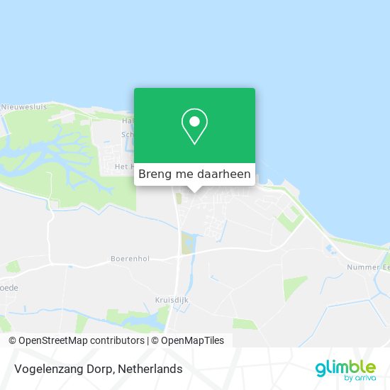 Vogelenzang Dorp kaart