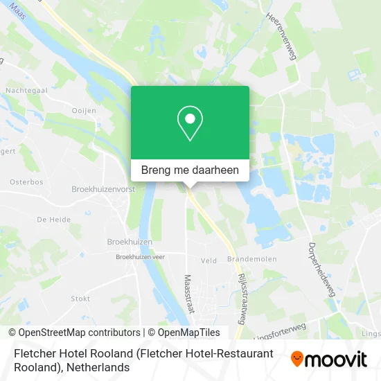 Fletcher Hotel Rooland kaart