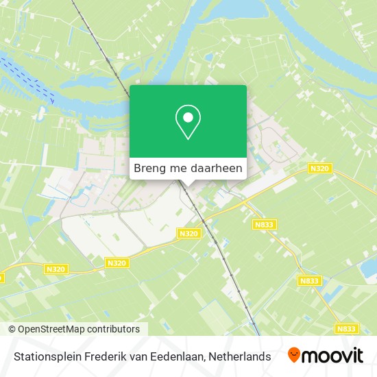 Stationsplein Frederik van Eedenlaan kaart