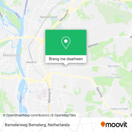 Bemelerweg Bemelerg kaart