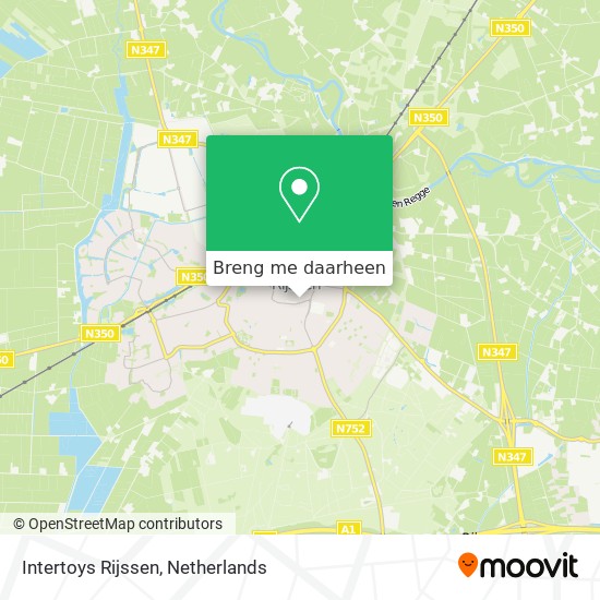 Intertoys Rijssen kaart