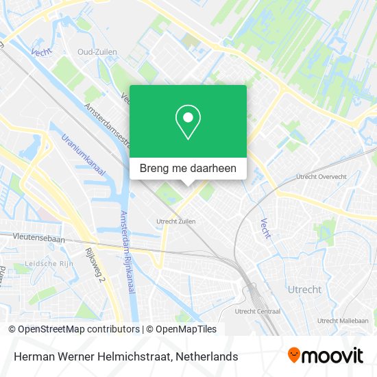 Herman Werner Helmichstraat kaart