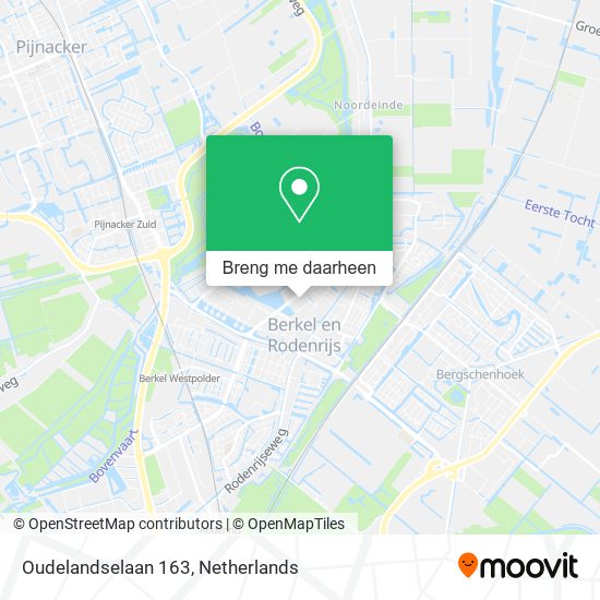 Oudelandselaan 163 kaart