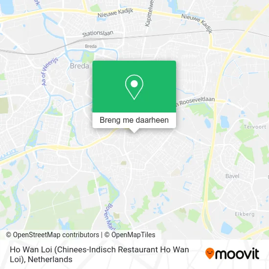 Ho Wan Loi (Chinees-Indisch Restaurant Ho Wan Loi) kaart