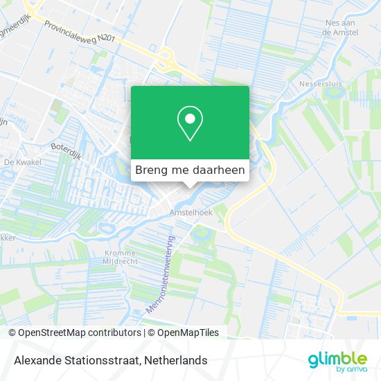 Alexande Stationsstraat kaart