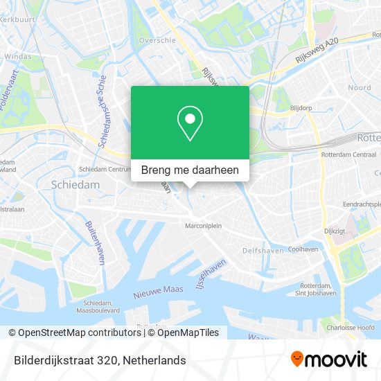 Bilderdijkstraat 320 kaart