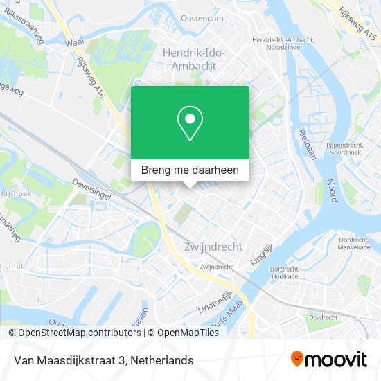 Van Maasdijkstraat 3 kaart