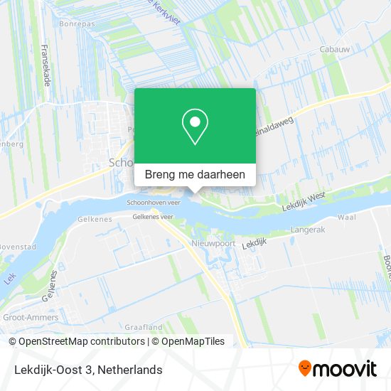 Lekdijk-Oost 3 kaart