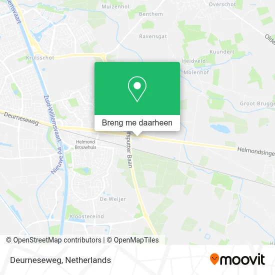 Deurneseweg kaart