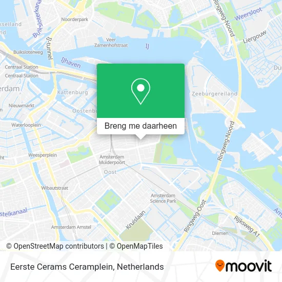 Eerste Cerams Ceramplein kaart