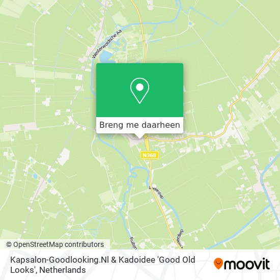 Kapsalon-Goodlooking.Nl & Kadoidee 'Good Old Looks' kaart