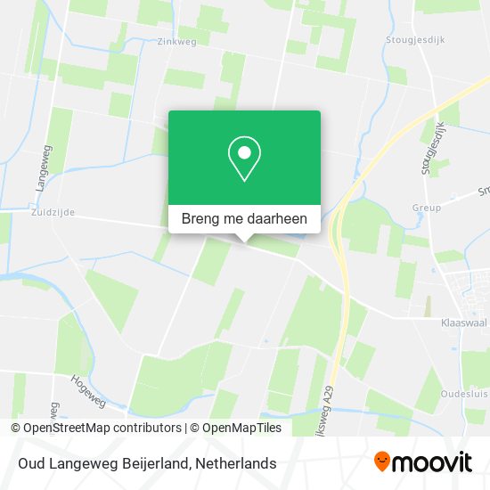 Oud Langeweg Beijerland, 3264 Nieuw-Beijerland kaart