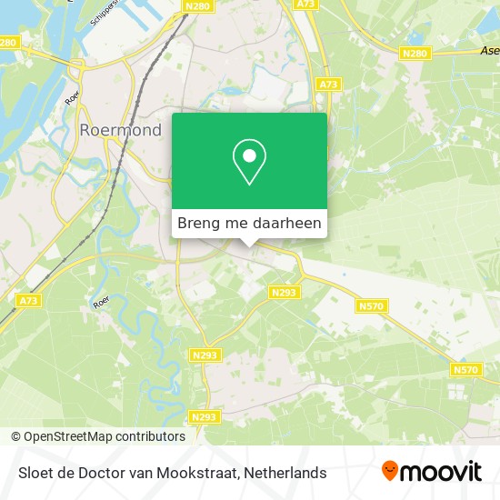 Sloet de Doctor van Mookstraat kaart