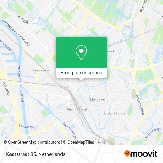Kaatstraat 35 kaart