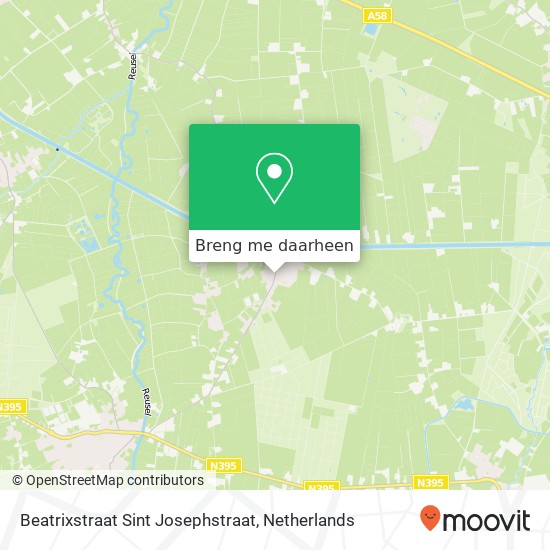 Beatrixstraat Sint Josephstraat, 5089 NK Diessen kaart